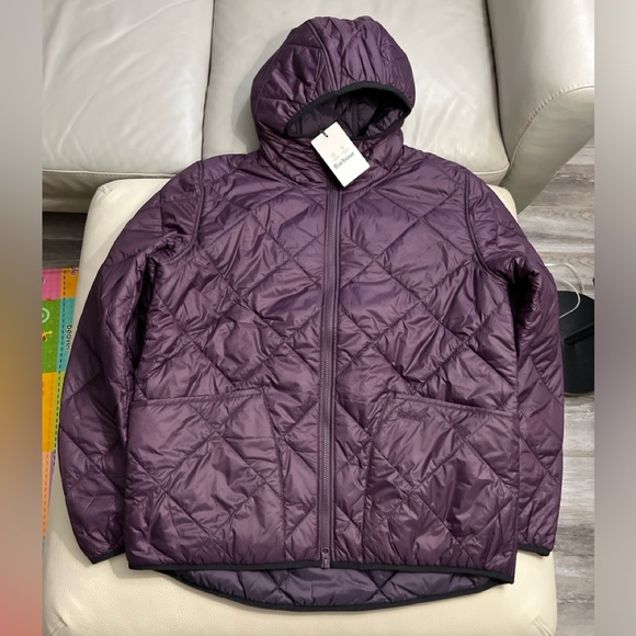 NWT - Barbour Unisex Hooded Liddesdale Quilted Jacket - Men M/Women L - Picture 4 of 12